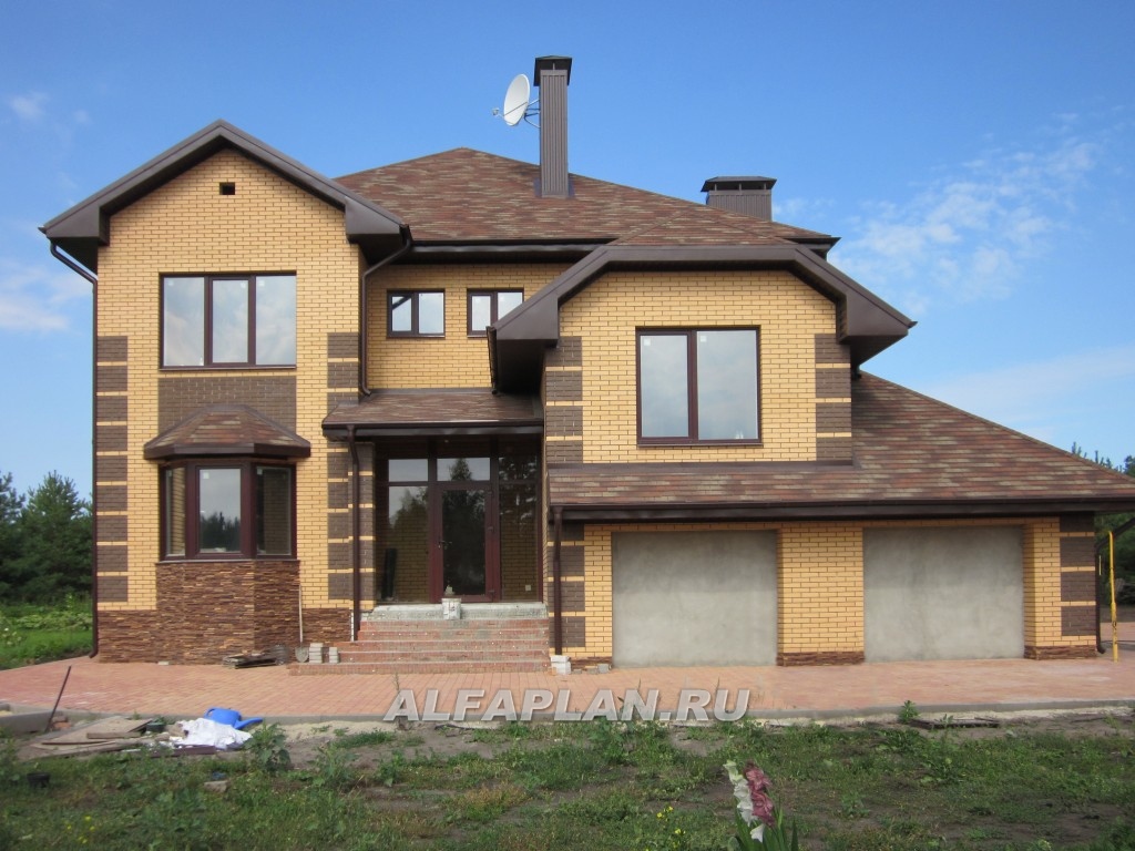 Строительство дома по проекту 93A - фото №1