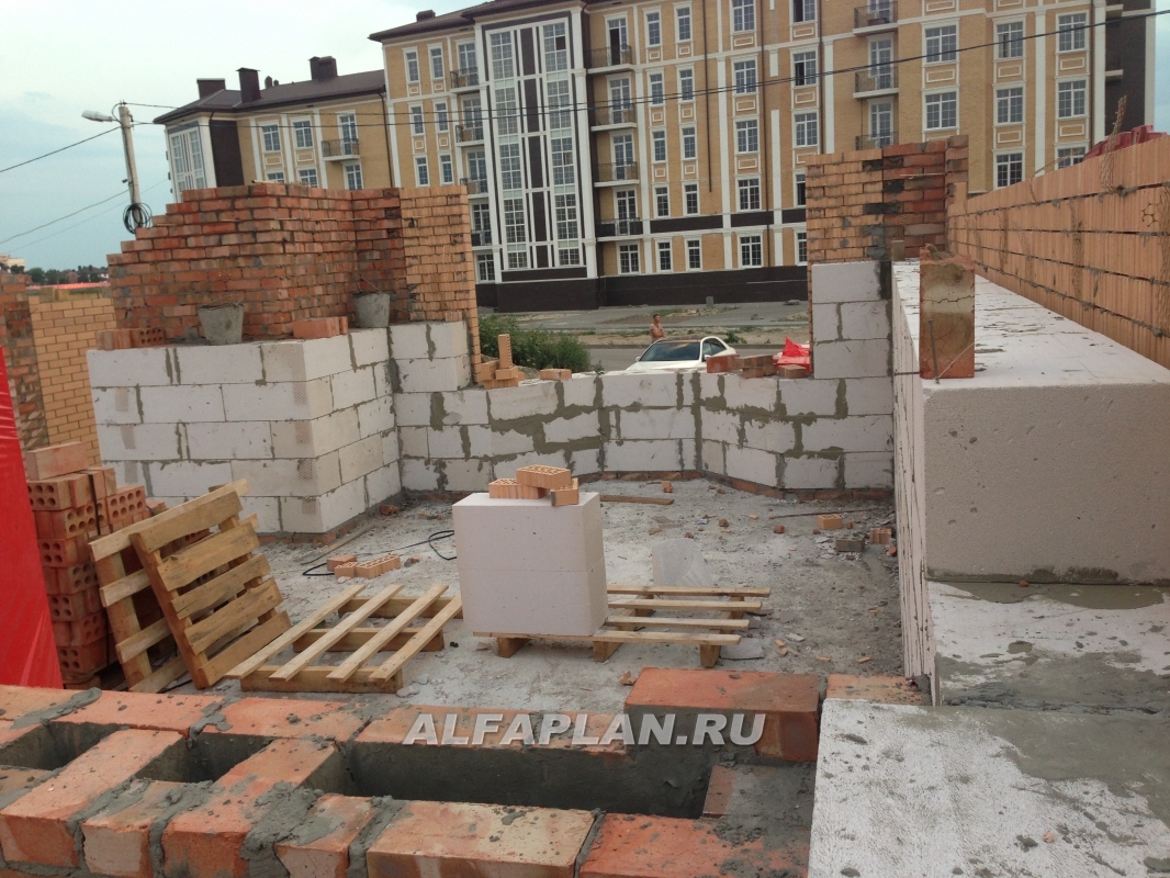 Строительство дома по проекту 93AC - фото №15