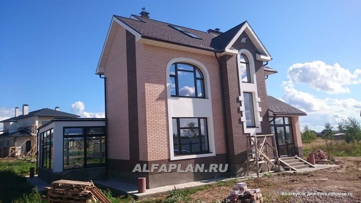 Строительство дома по проекту 95A - фото №2