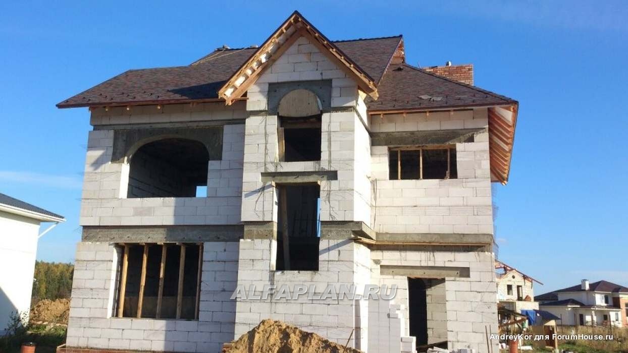 Строительство дома по проекту 95A - фото №8