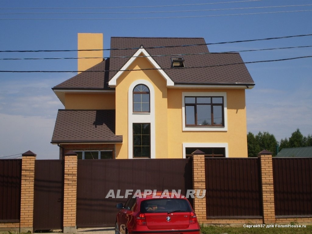 Строительство дома по проекту 95A - фото №1