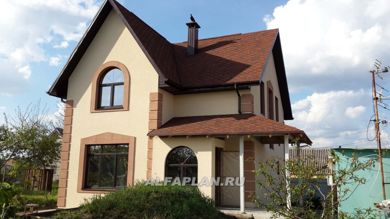 Строительство дома по проекту 103A - фото №1