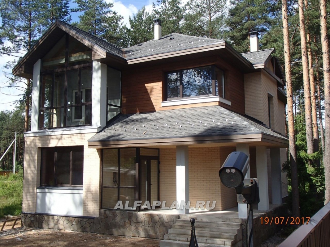 Строительство дома по проекту 106A - фото №1