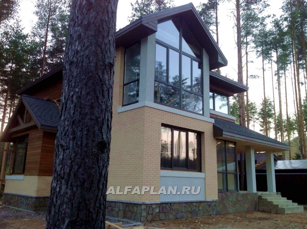 Строительство дома по проекту 106A - фото №3