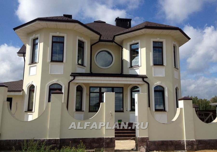 Строительство дома по проекту 49E - фото №1