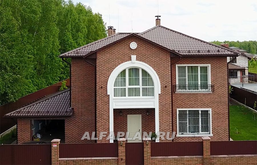 Строительство дома по проекту 505B - фото №1