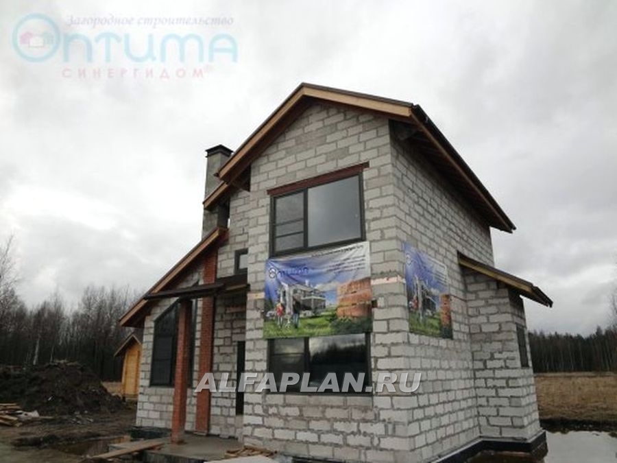 Строительство дома по проекту 491A - фото №7