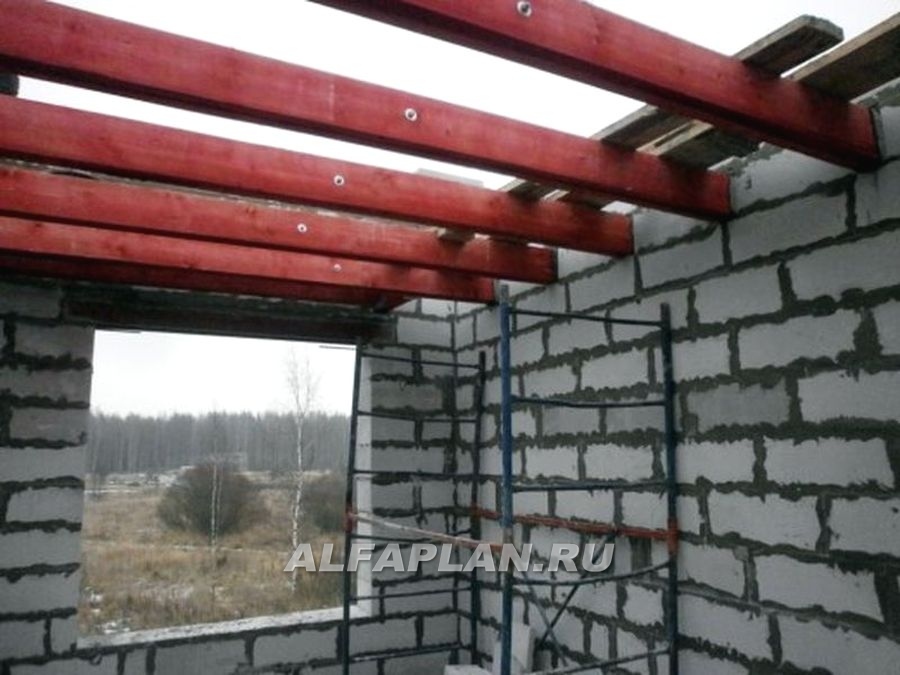 Строительство дома по проекту 491A - фото №25