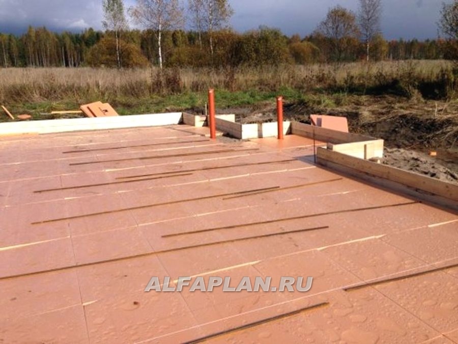 Строительство дома по проекту 491A - фото №41