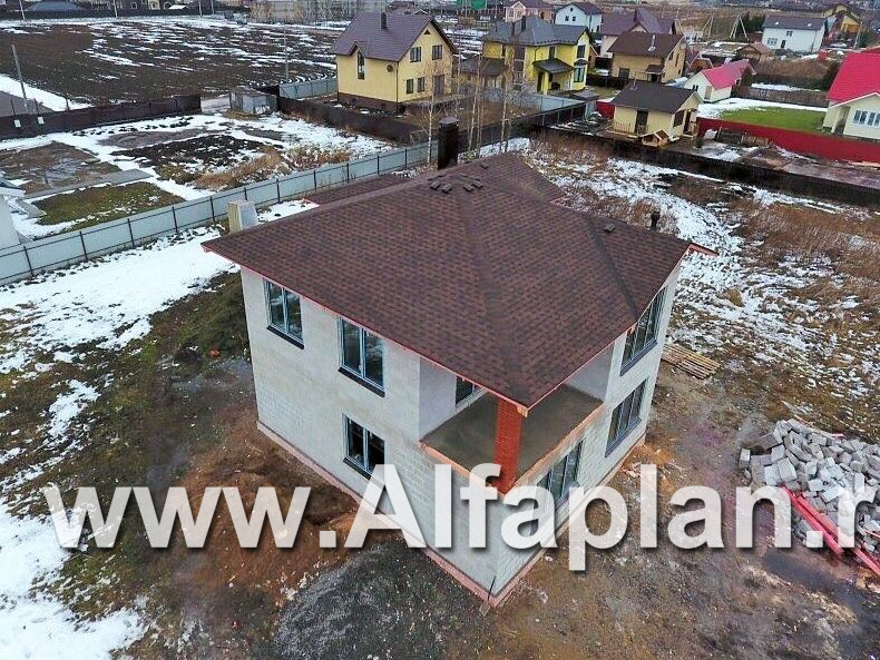 Строительство дома по проекту 157A - фото №7