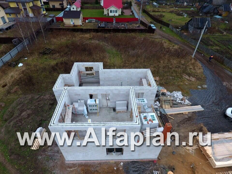 Строительство дома по проекту 157A - фото №11