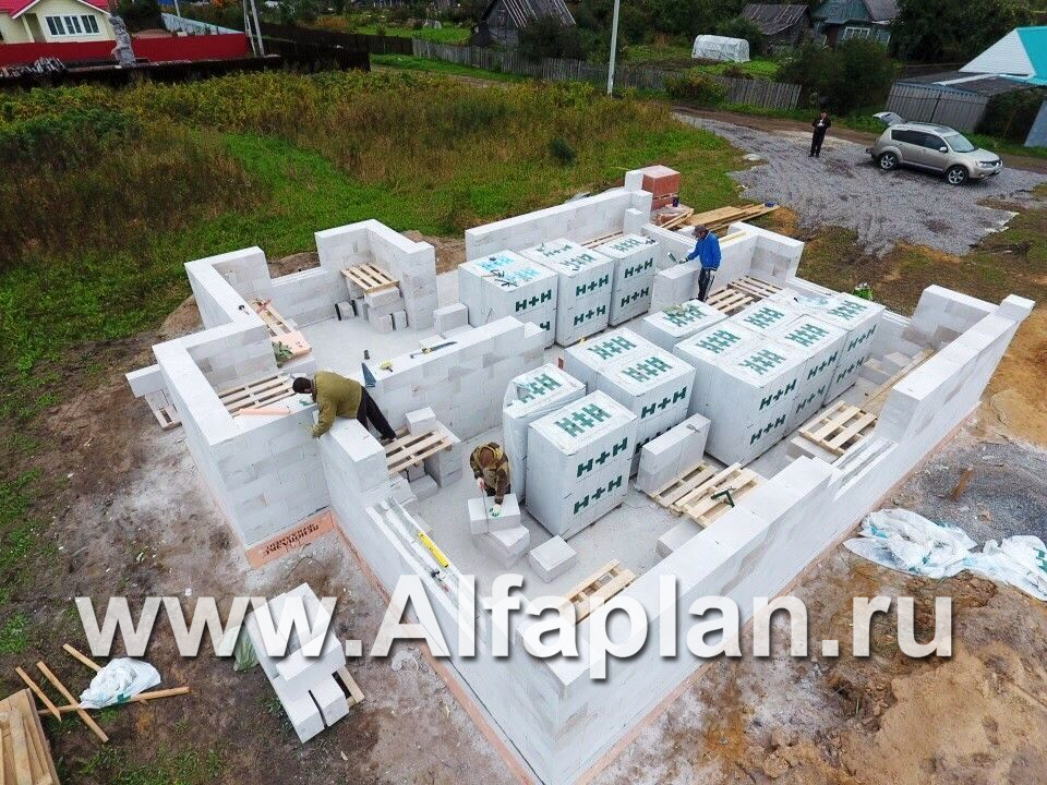 Строительство дома по проекту 157A - фото №16