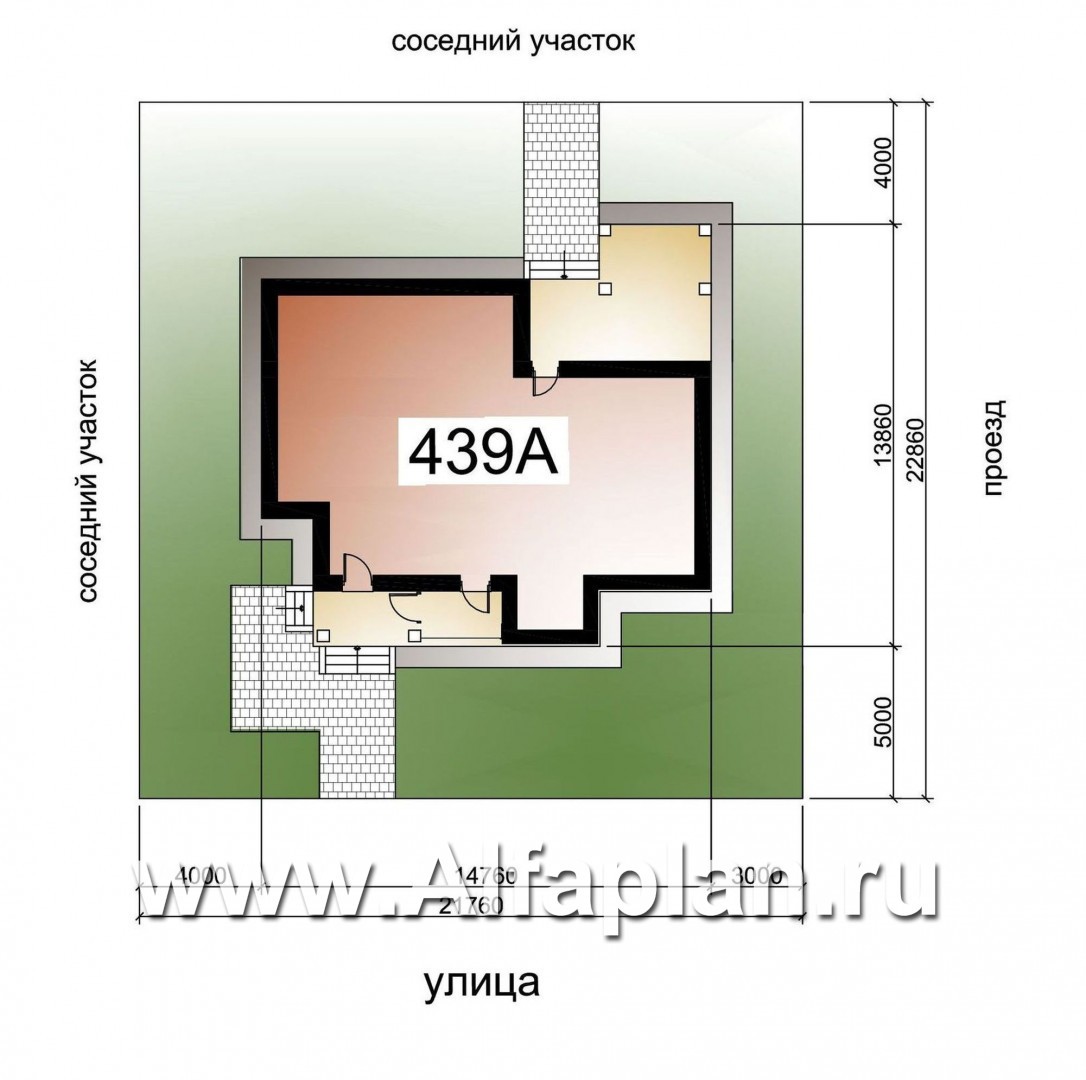 Проекты домов Альфаплан - «Фортуна» - коттедж с удобной планировкой - дополнительное изображение №4