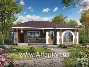 Проекты домов Альфаплан - Дом для отдыха (SPA-комплекс) с бассейном - превью основного изображения