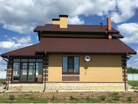 Проекты домов Альфаплан - Кирпичный дом «Прагма» для небольшой семьи - превью дополнительного изображения №9